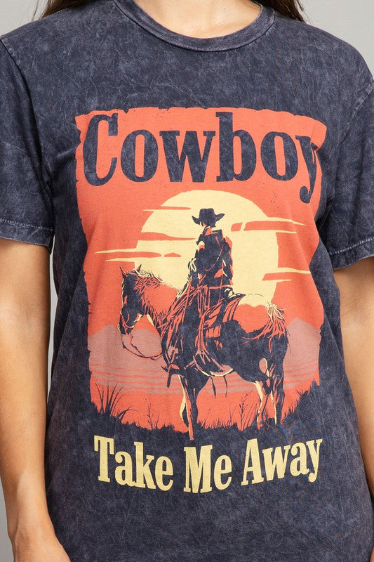 "Cowboy Take Me Away" Graphic Tee