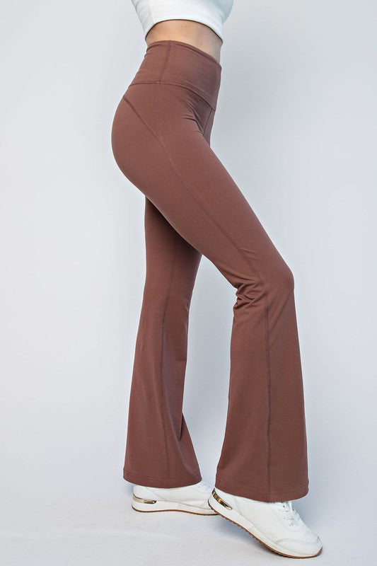 Flared High-Waist Leggings