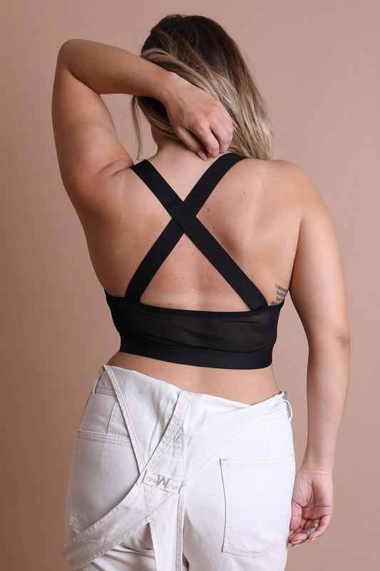 Curve Cross Front Bralette