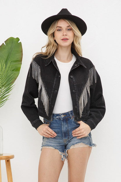 Fringe Fling Denim Jacket