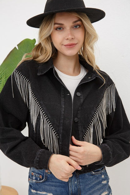 Fringe Fling Denim Jacket