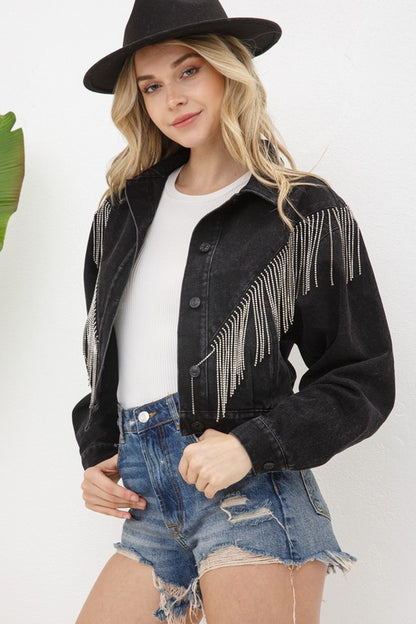 Fringe Fling Denim Jacket