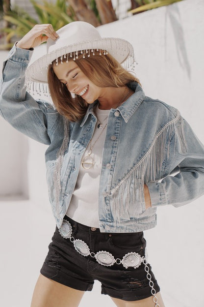 Fringe Fling Denim Jacket