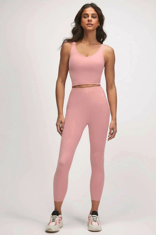 With Ease V-Neck Crop Top