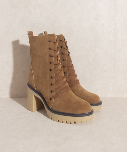 Combat Couture Heeled Platform Boots