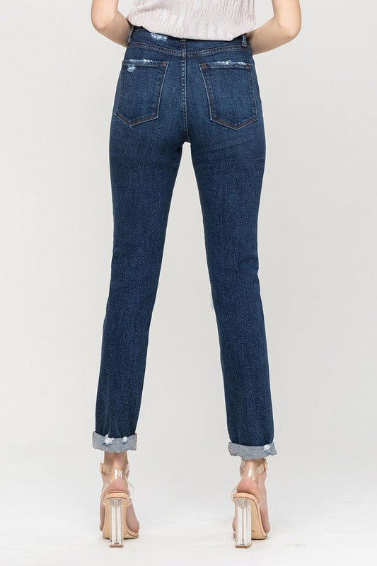 Ultimate Distressed Mom Jeans