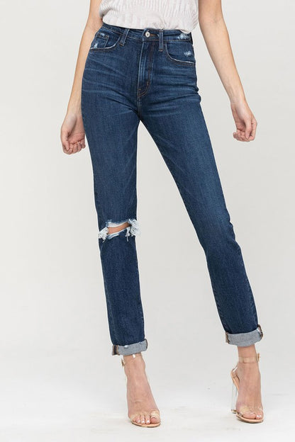 Ultimate Distressed Mom Jeans