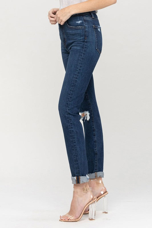 Ultimate Distressed Mom Jeans