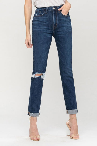 Ultimate Distressed Mom Jeans