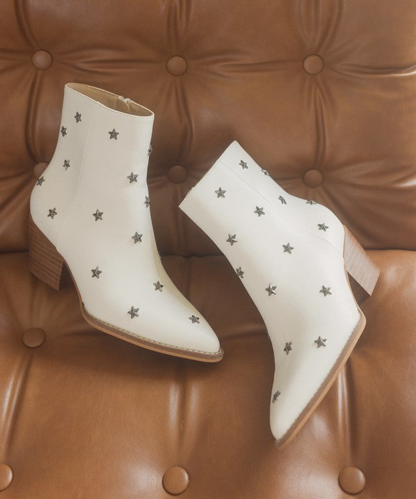 Wish Upon A Star Studded Western Booties