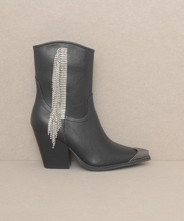 Kai Western Rhinestone Fringe Boots