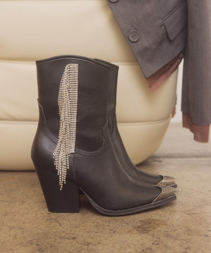 Kai Western Rhinestone Fringe Boots