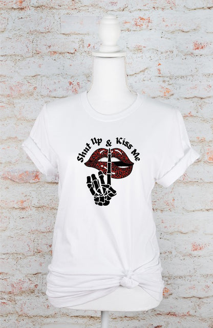 Curve "Shut Up & Kiss Me" Graphic Tee