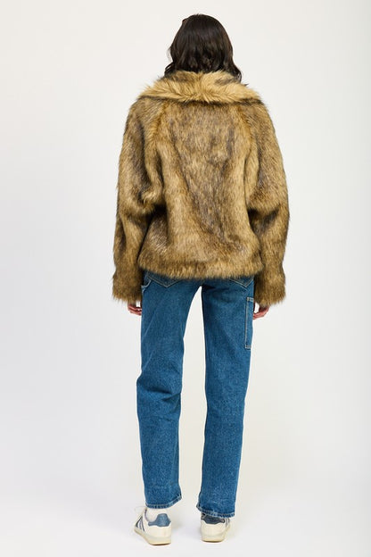 High Roller Faux Fur Jacket