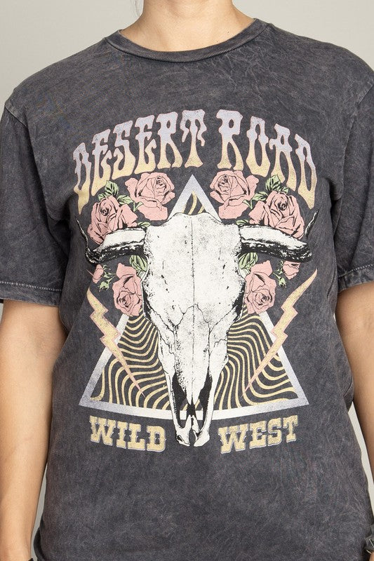 "Desert Road Wild West" Graphic Tee