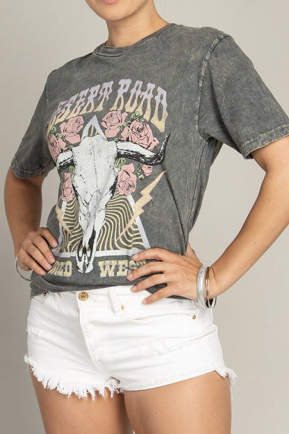 "Desert Road Wild West" Graphic Tee