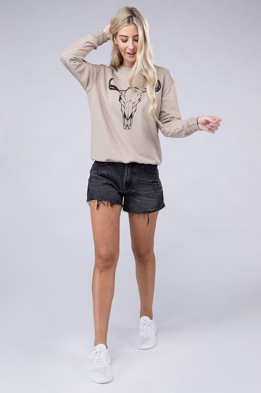 Cow Skull Sweatshirt