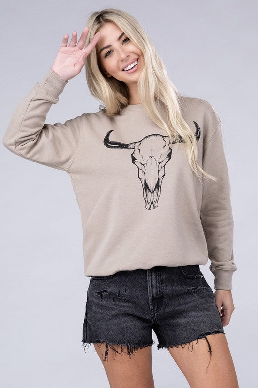 Cow Skull Sweatshirt