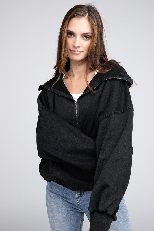 Morning Stroll Stitch Detail Hoodie