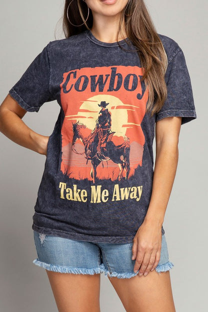 "Cowboy Take Me Away" Graphic Tee